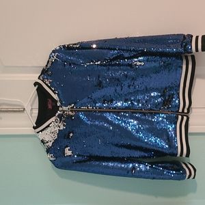 JoJo's Closet Sequin Flip Jacket